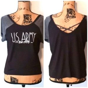 Champion U.S. Army Criss Cross Back T-Shirt